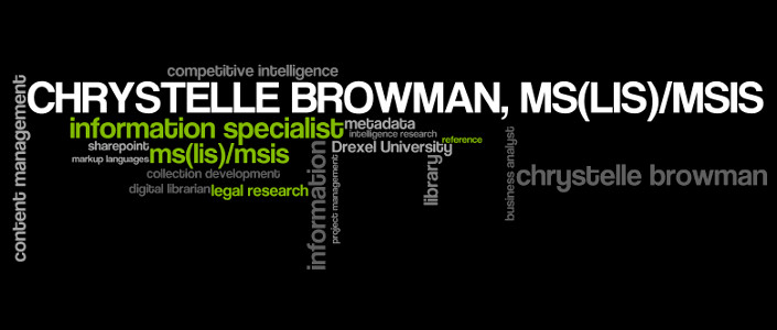 Chrystelle Browman MS(LIS)/MSIS